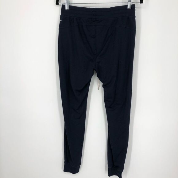 Zyia Active Sweatpants Womens Small Joggers Dark Blue Drawstring Pull On Tapered - Picture 7 of 14